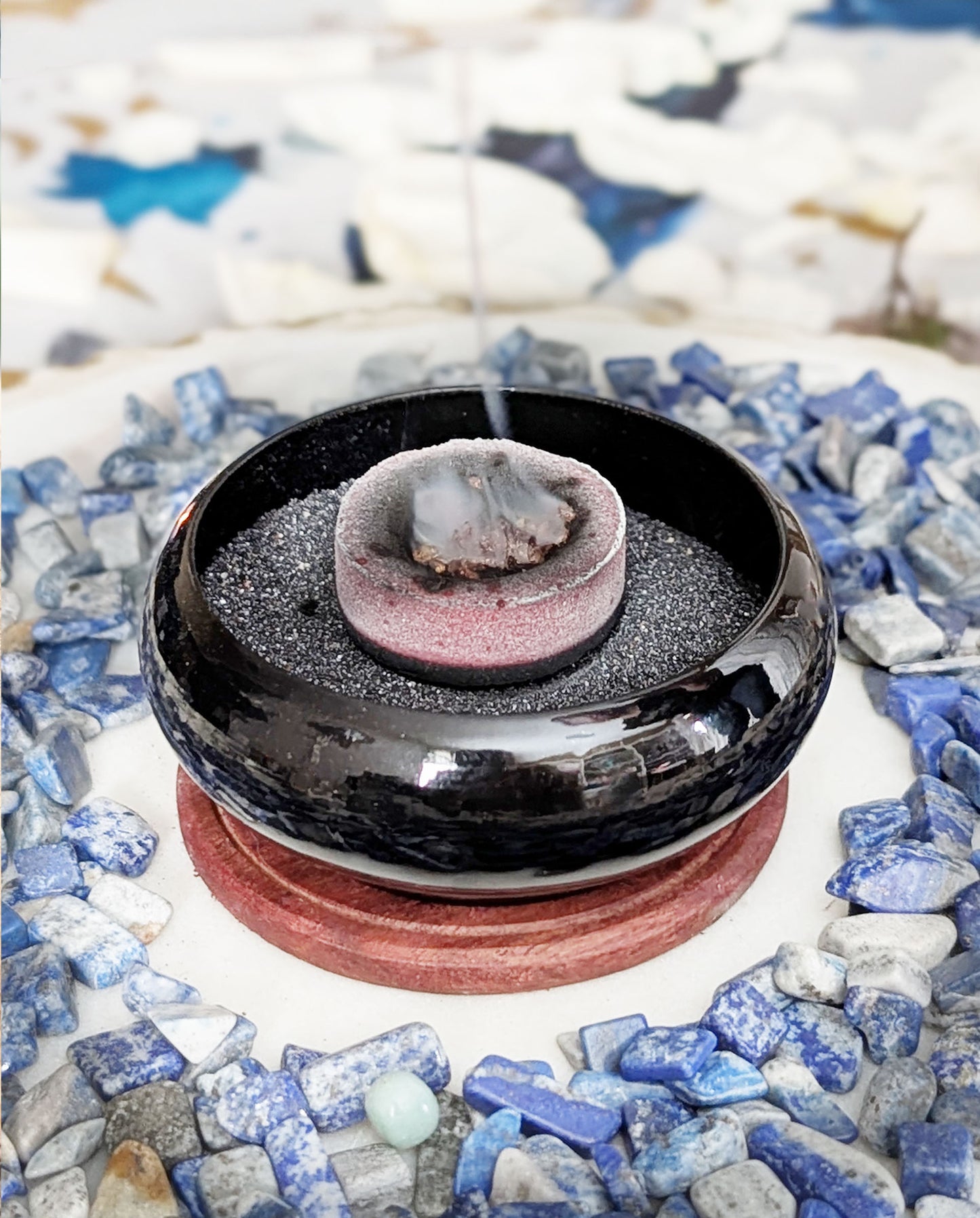 Ceremonial Incense Burner with Coaster