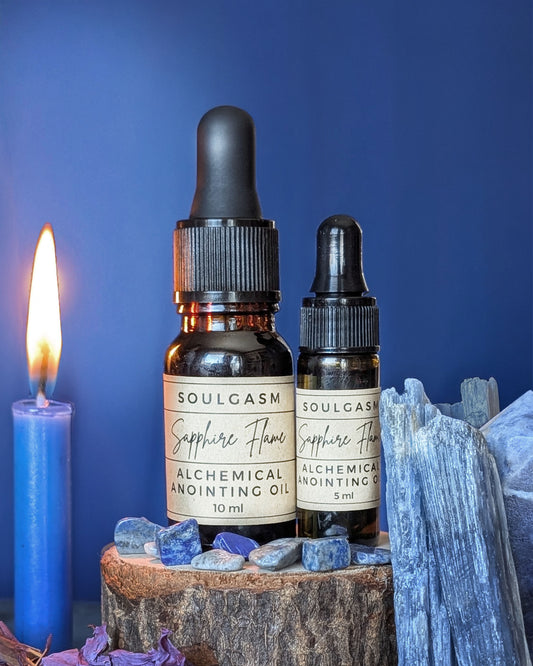 Sapphire Flame (Priestess, Devotion, Sovereignty)