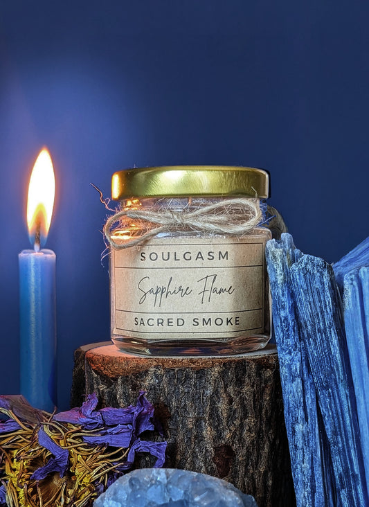 Sapphire Flame (Priestess, Devotion, Sovereignty)